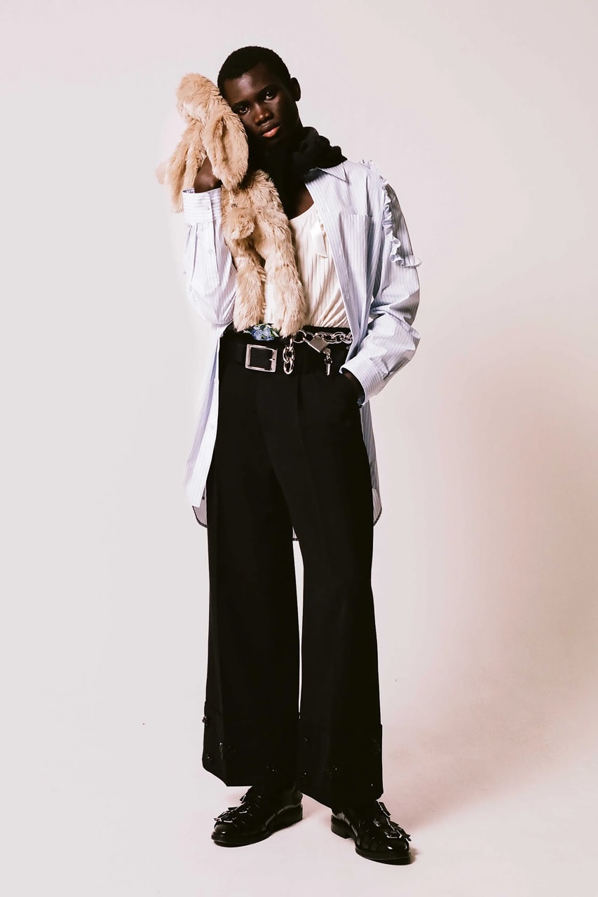 Simome rocha fall winter 2025 runway menswear lookbook