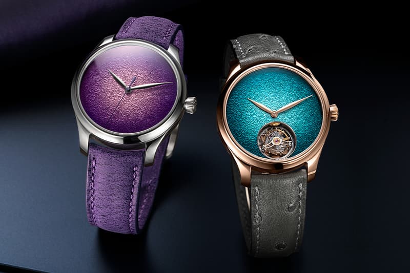 H. Moser & Cie. Watches & Wonders 2025 Geneva Novelties Info Endeavour Center Seconds Concept Purple Enamel  Streamliner Flyback Chronograph Endeavour Center Seconds Concept Purple Enamel Pop collection 