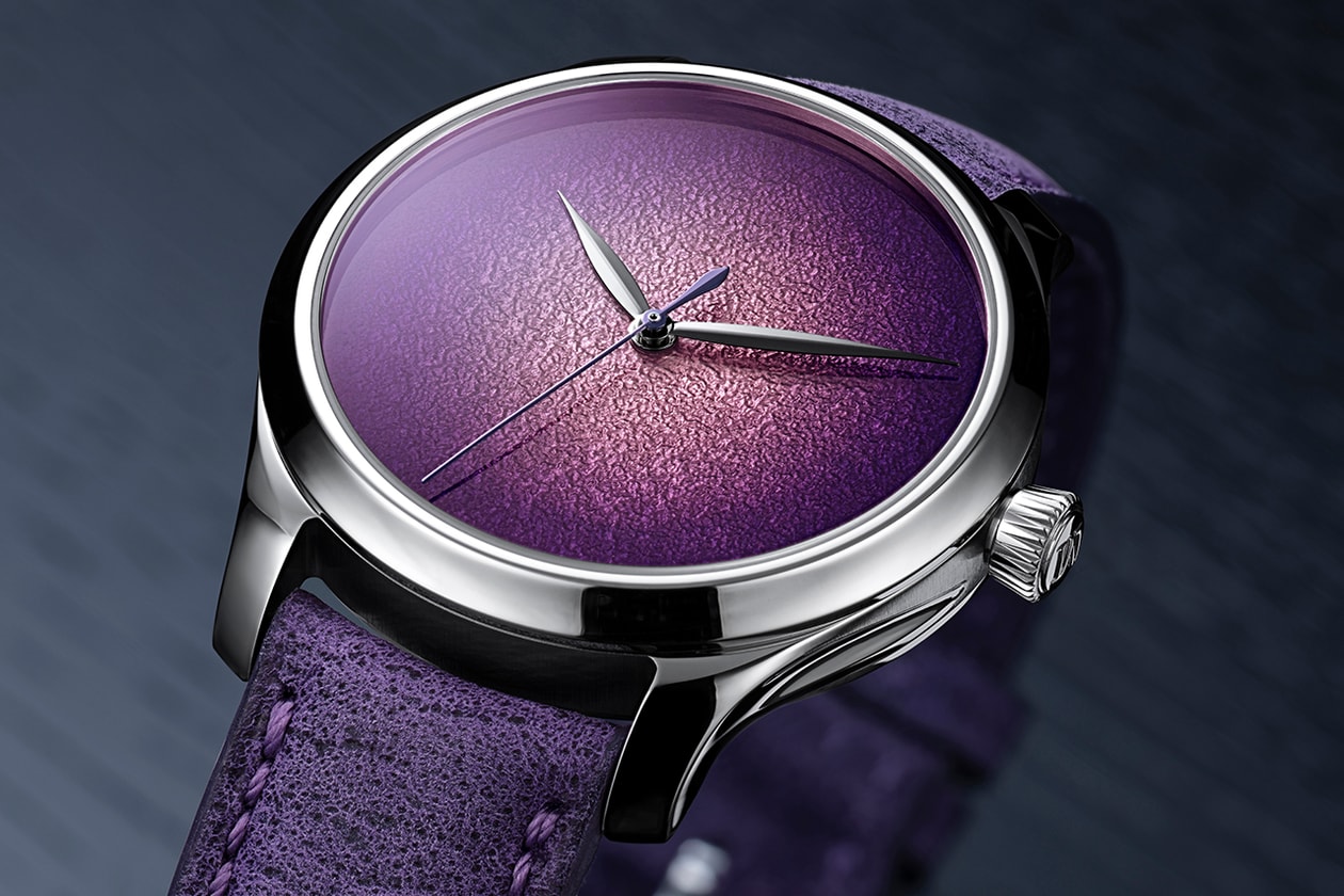H. Moser & Cie. Watches & Wonders 2025 Geneva Novelties Info Endeavour Center Seconds Concept Purple Enamel  Streamliner Flyback Chronograph Endeavour Center Seconds Concept Purple Enamel Pop collection 
