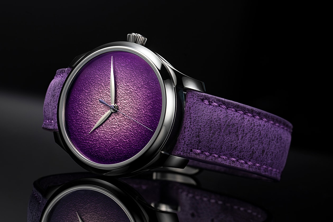 H. Moser & Cie. Watches & Wonders 2025 Geneva Novelties Info Endeavour Center Seconds Concept Purple Enamel  Streamliner Flyback Chronograph Endeavour Center Seconds Concept Purple Enamel Pop collection 