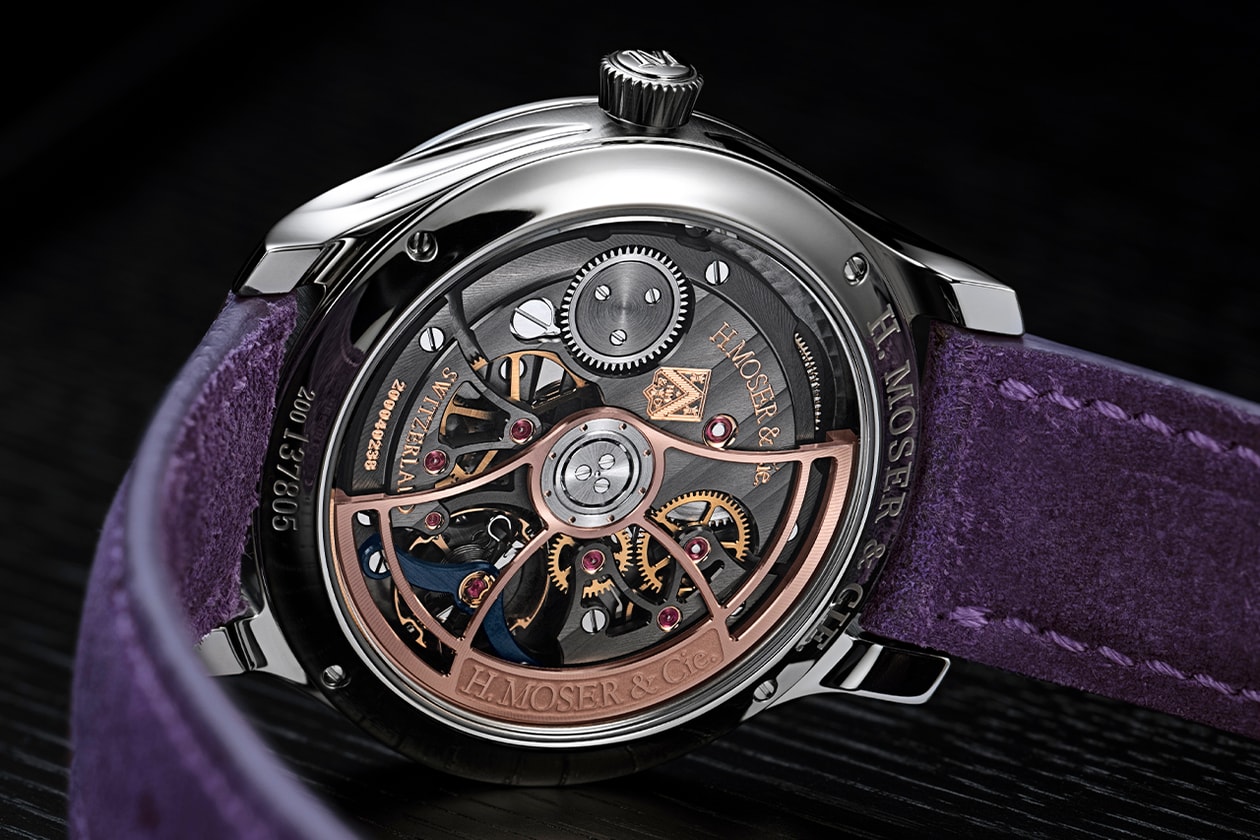 H. Moser & Cie. Watches & Wonders 2025 Geneva Novelties Info Endeavour Center Seconds Concept Purple Enamel  Streamliner Flyback Chronograph Endeavour Center Seconds Concept Purple Enamel Pop collection 