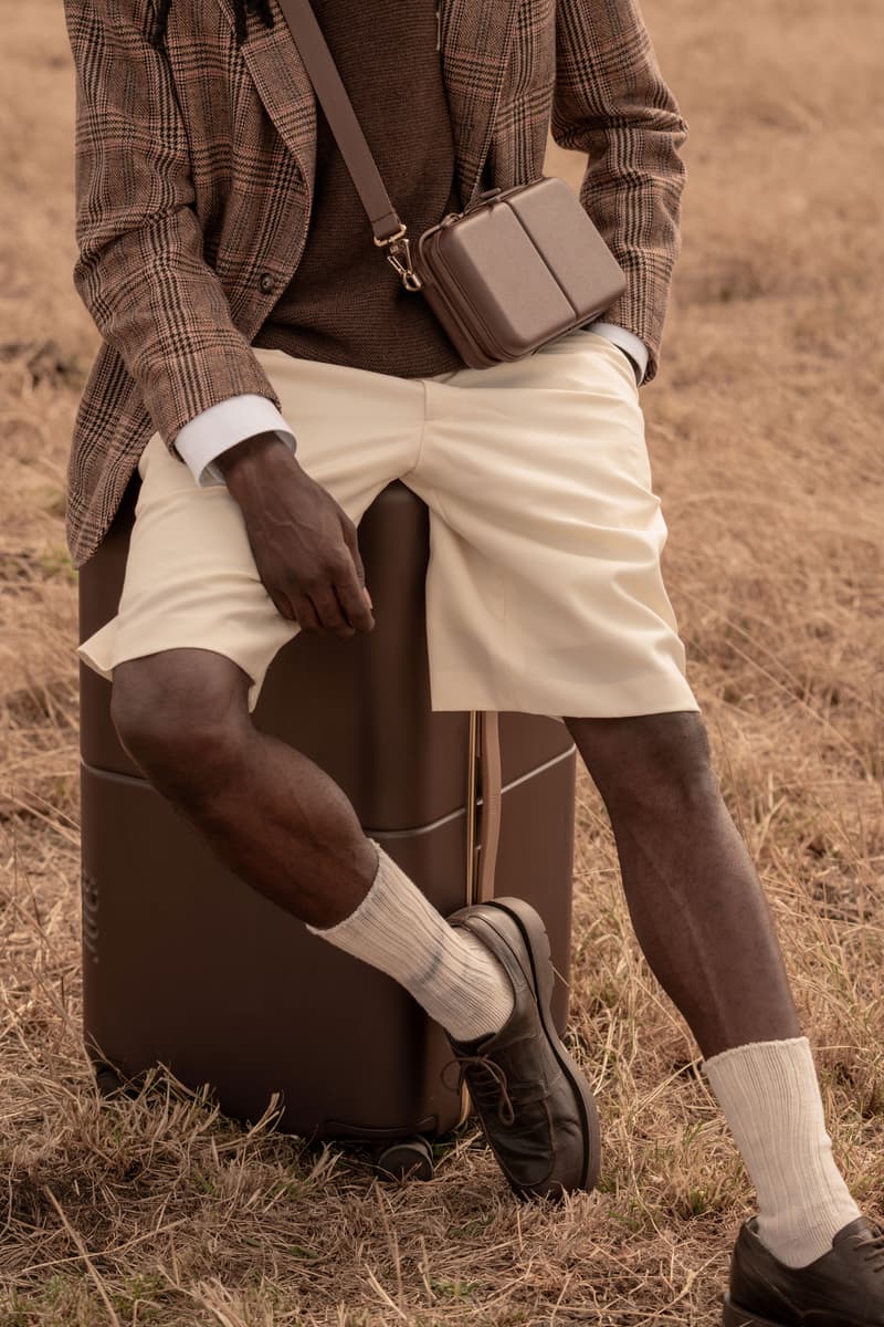 July Brown Luggage Suitcase Collection