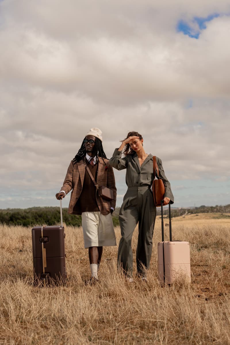 July Brown Luggage Suitcase Collection