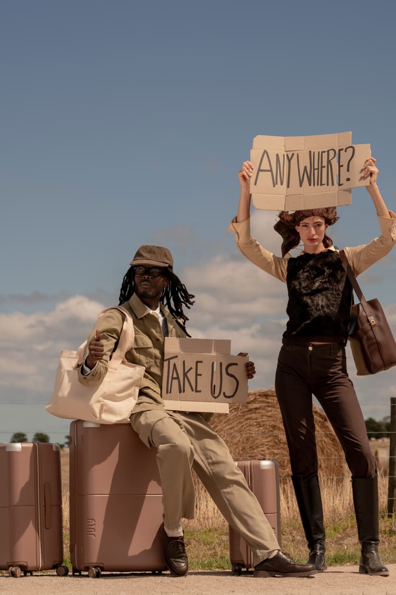 July Brown Luggage Suitcase Collection