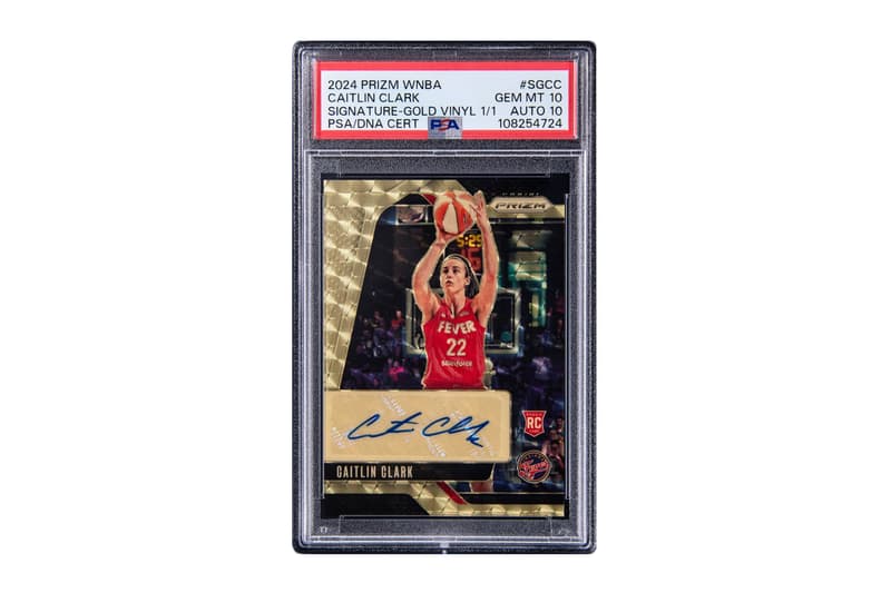 Caitlin Clark Sets New Record for Most Expensive Women's Sports Card at $366,000 USD indiana fever wnba goldin auction
