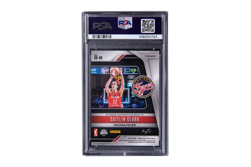 Caitlin Clark Sets New Record for Most Expensive Women's Sports Card at $366,000 USD indiana fever wnba goldin auction