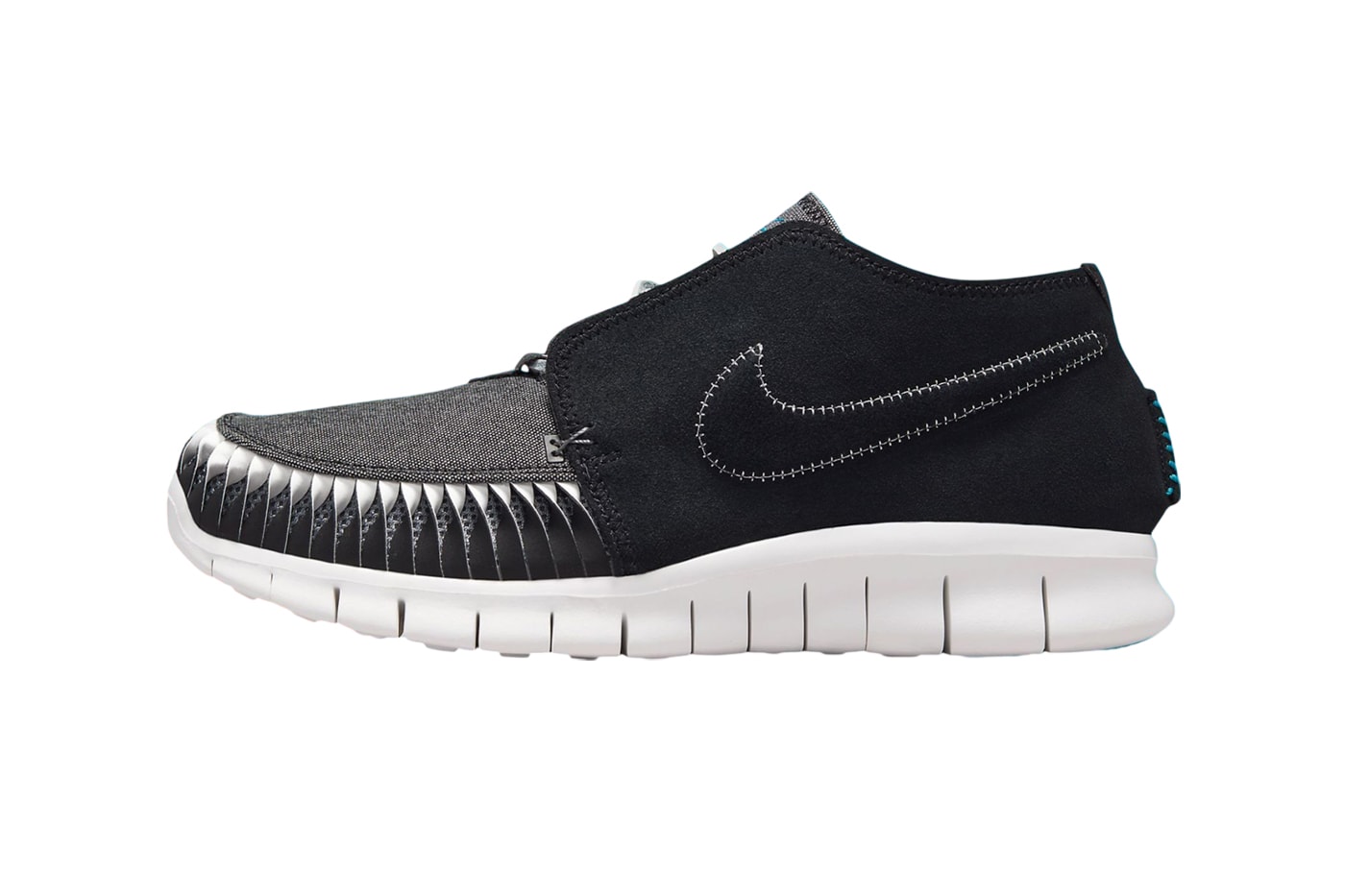 Nike Free Forward Moc 2 N7 Slated to Return This Summer Black/Dark Turquoise-White IB8163-010 indigenous inspiration minimalistic design
