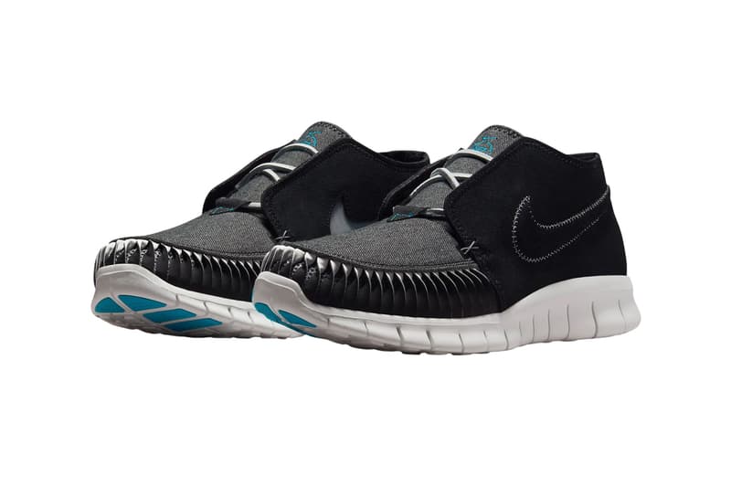 Nike Free Forward Moc 2 N7 Slated to Return This Summer Black/Dark Turquoise-White IB8163-010 indigenous inspiration minimalistic design