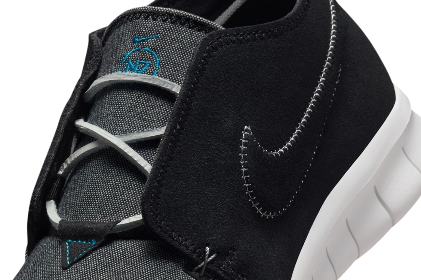 Nike Free Forward Moc 2 N7 Slated to Return This Summer Black/Dark Turquoise-White IB8163-010 indigenous inspiration minimalistic design