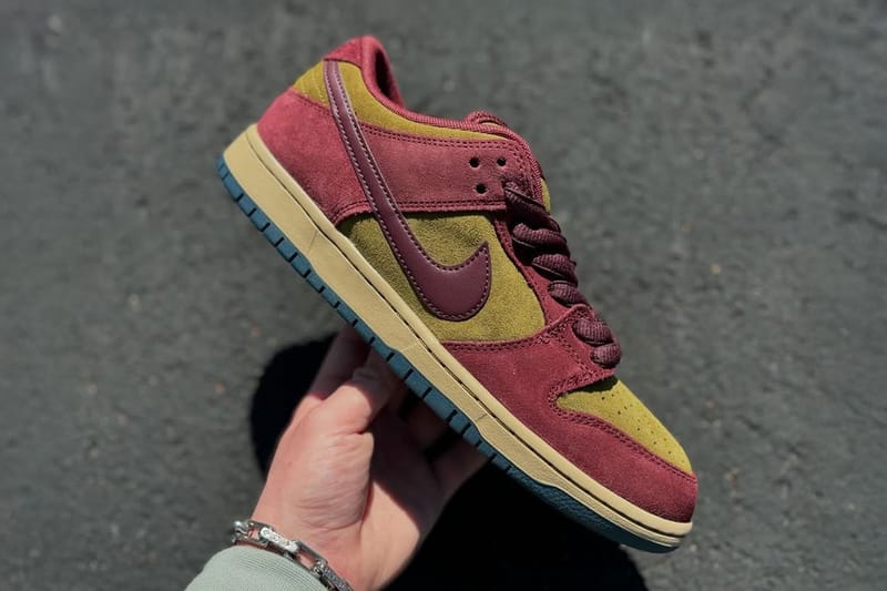 Nike SB Dunk Low "Burgundy Crush" Channels Moody Fall Tones