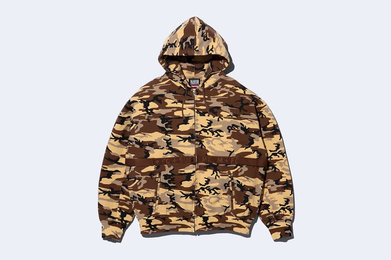 Supreme x Marithé + Françoise Girbaud Spring 2025 Collaboration french fashion house François Girbaud and Marithé Bachellerie western house M+FG   Leather Flight Bomber Jacket, Denim Trucker Jacket, Down Puffer Vest, Hockey Jersey, Hooded Sweatshirt, Leather Cargo Pant, Baggy Jean, Sweatpant, Denim Short, Tee, Camp Cap, Beanie, Tote Bag and Towel
