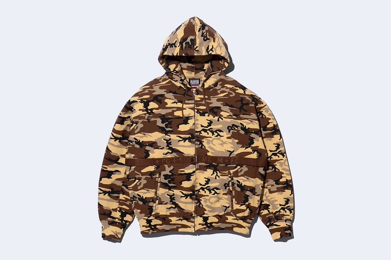 Supreme x Marithé + Françoise Girbaud Spring 2025 Collaboration french fashion house François Girbaud and Marithé Bachellerie western house M+FG   Leather Flight Bomber Jacket, Denim Trucker Jacket, Down Puffer Vest, Hockey Jersey, Hooded Sweatshirt, Leather Cargo Pant, Baggy Jean, Sweatpant, Denim Short, Tee, Camp Cap, Beanie, Tote Bag and Towel