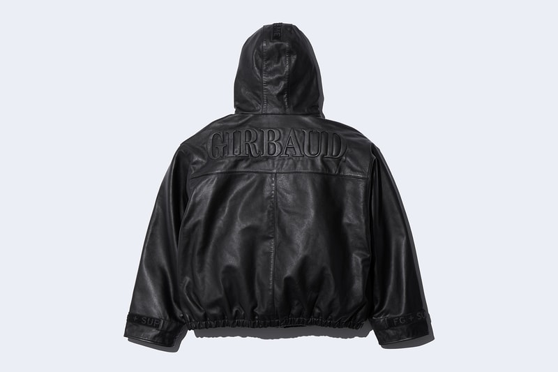 Supreme x Marithé + Françoise Girbaud Spring 2025 Collaboration french fashion house François Girbaud and Marithé Bachellerie western house M+FG   Leather Flight Bomber Jacket, Denim Trucker Jacket, Down Puffer Vest, Hockey Jersey, Hooded Sweatshirt, Leather Cargo Pant, Baggy Jean, Sweatpant, Denim Short, Tee, Camp Cap, Beanie, Tote Bag and Towel