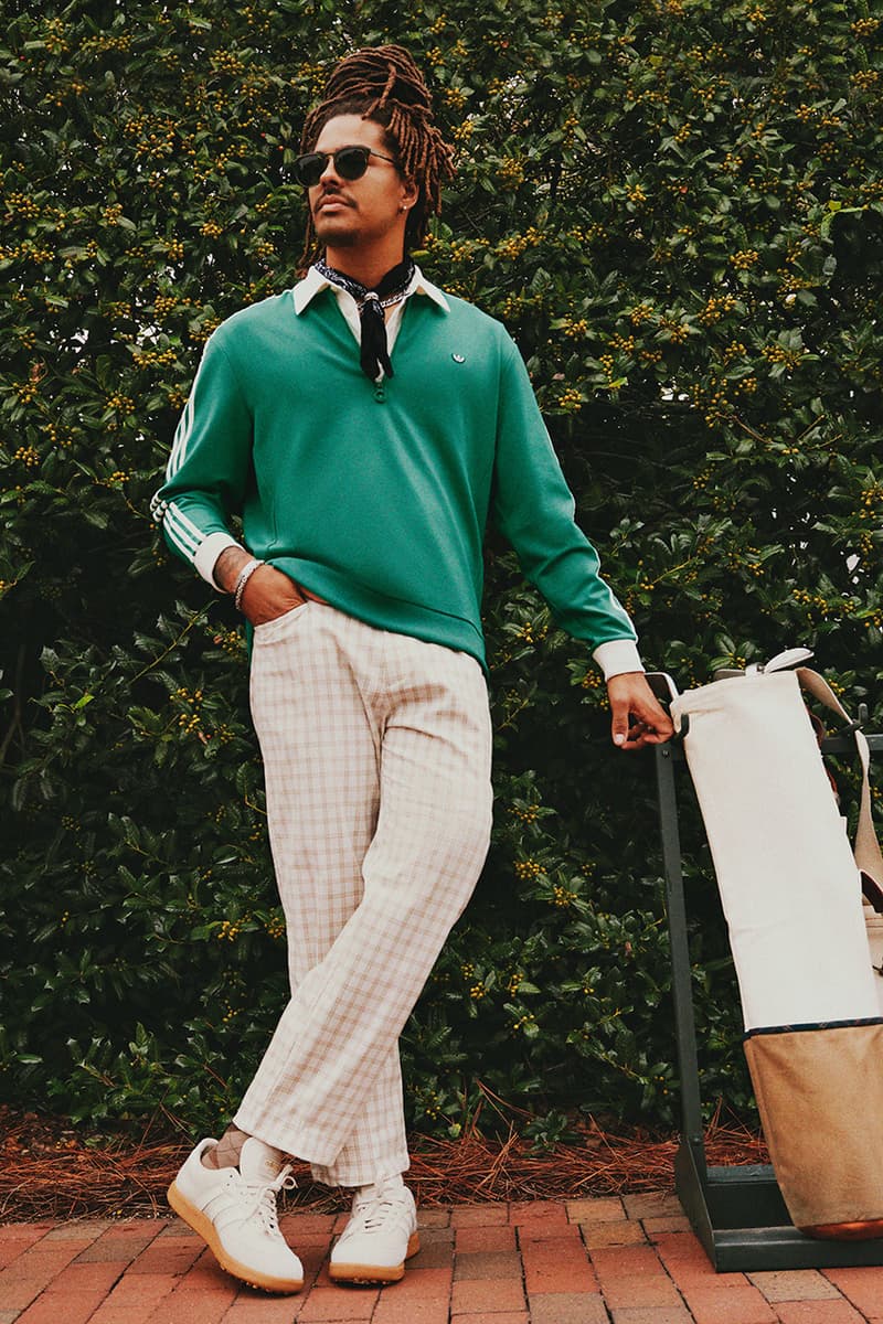 adidas originals golf trefoil collection apparel gazelle stan smith samba coursecup
