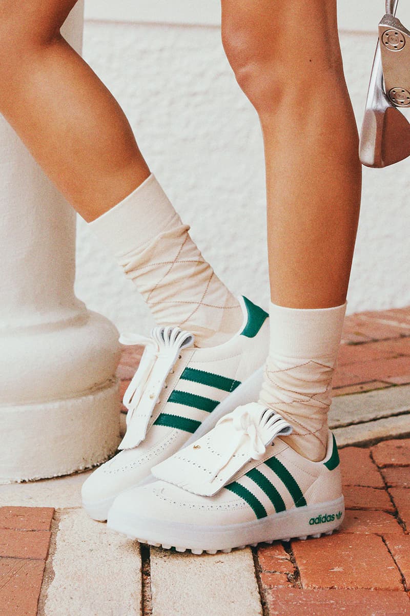 adidas originals golf trefoil collection apparel gazelle stan smith samba coursecup