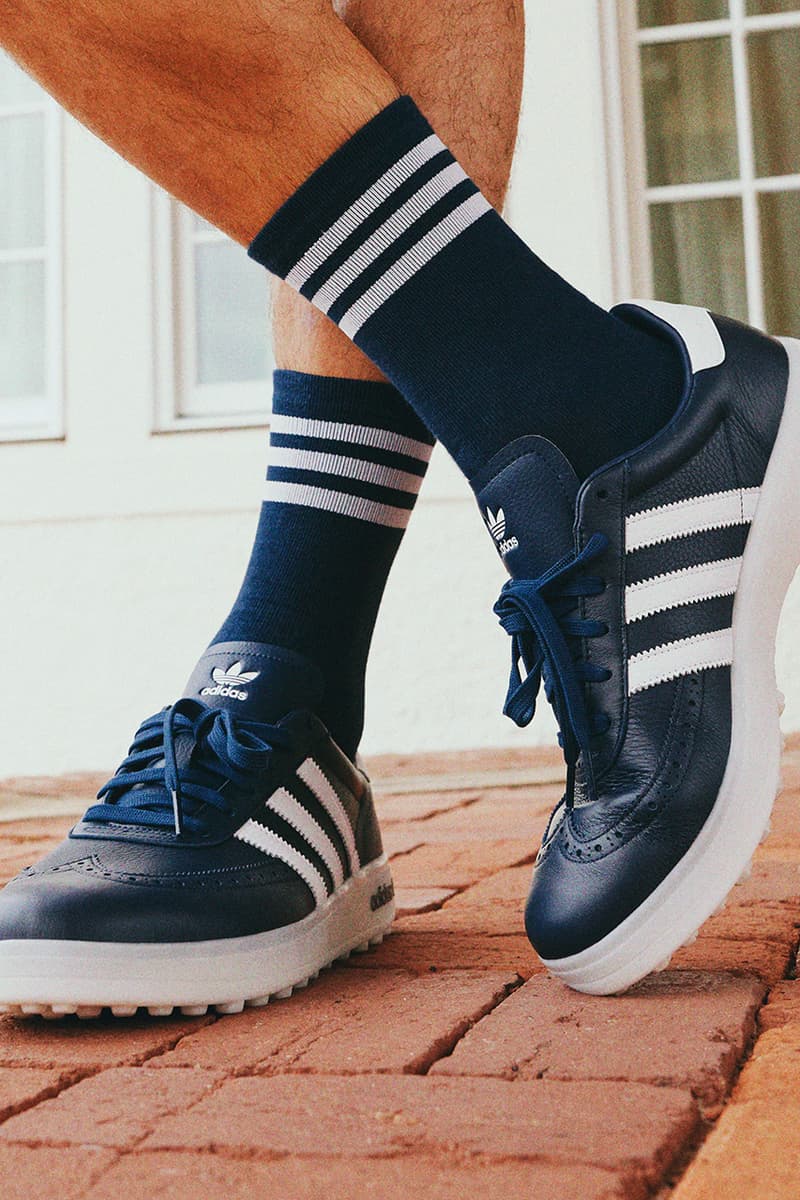 adidas originals golf trefoil collection apparel gazelle stan smith samba coursecup