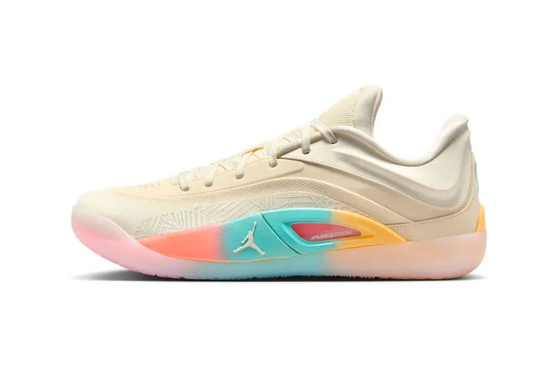 Jordan Zion 4 “Island Beach” FD0591-102 Release Info zion williamson nba new orleans pelicans michael jordan brand basketall player gradient shoe