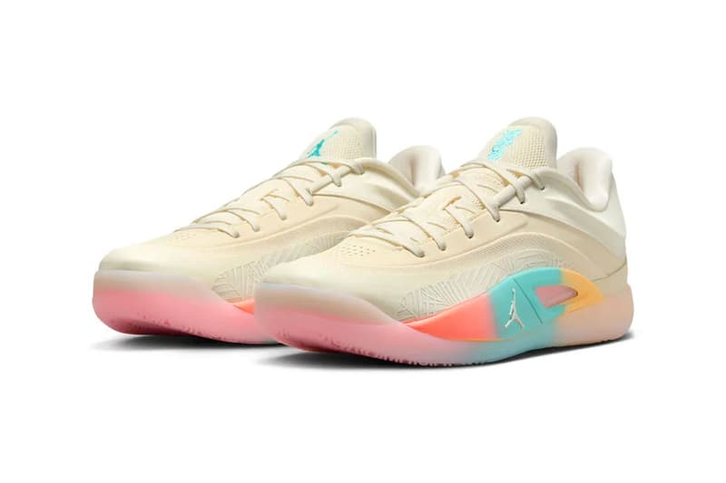 Jordan Zion 4 “Island Beach” FD0591-102 Release Info zion williamson nba new orleans pelicans michael jordan brand basketall player gradient shoe