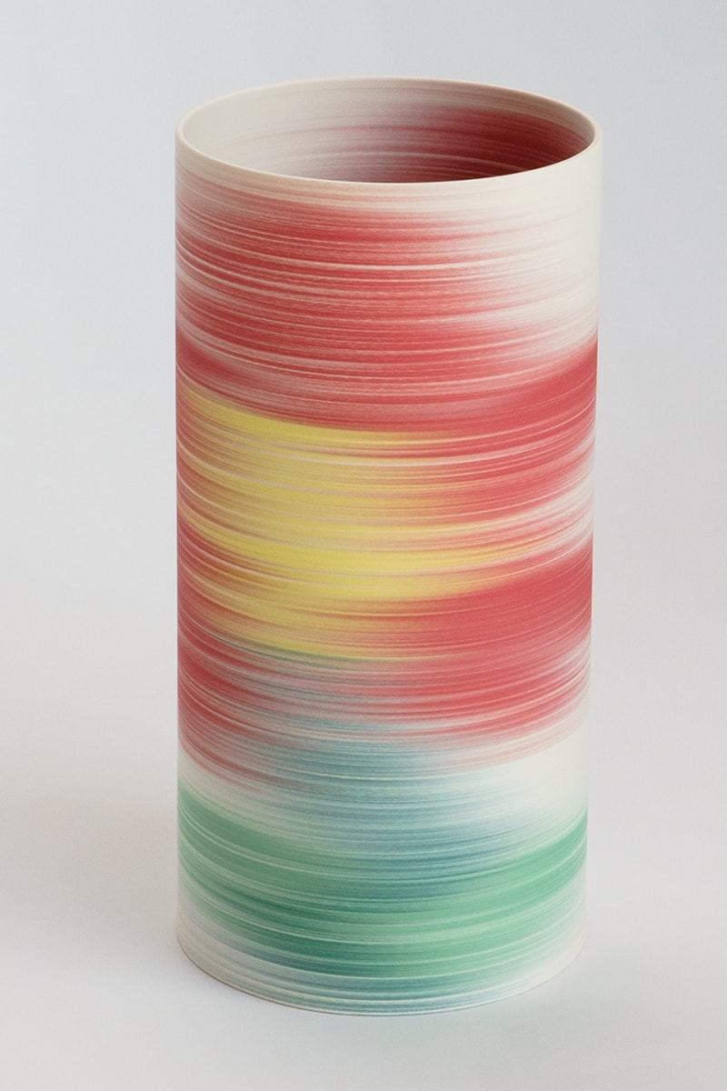 Olivier Van Herpt Creates Painterly Vessels in Collaboration With a 3D Printer