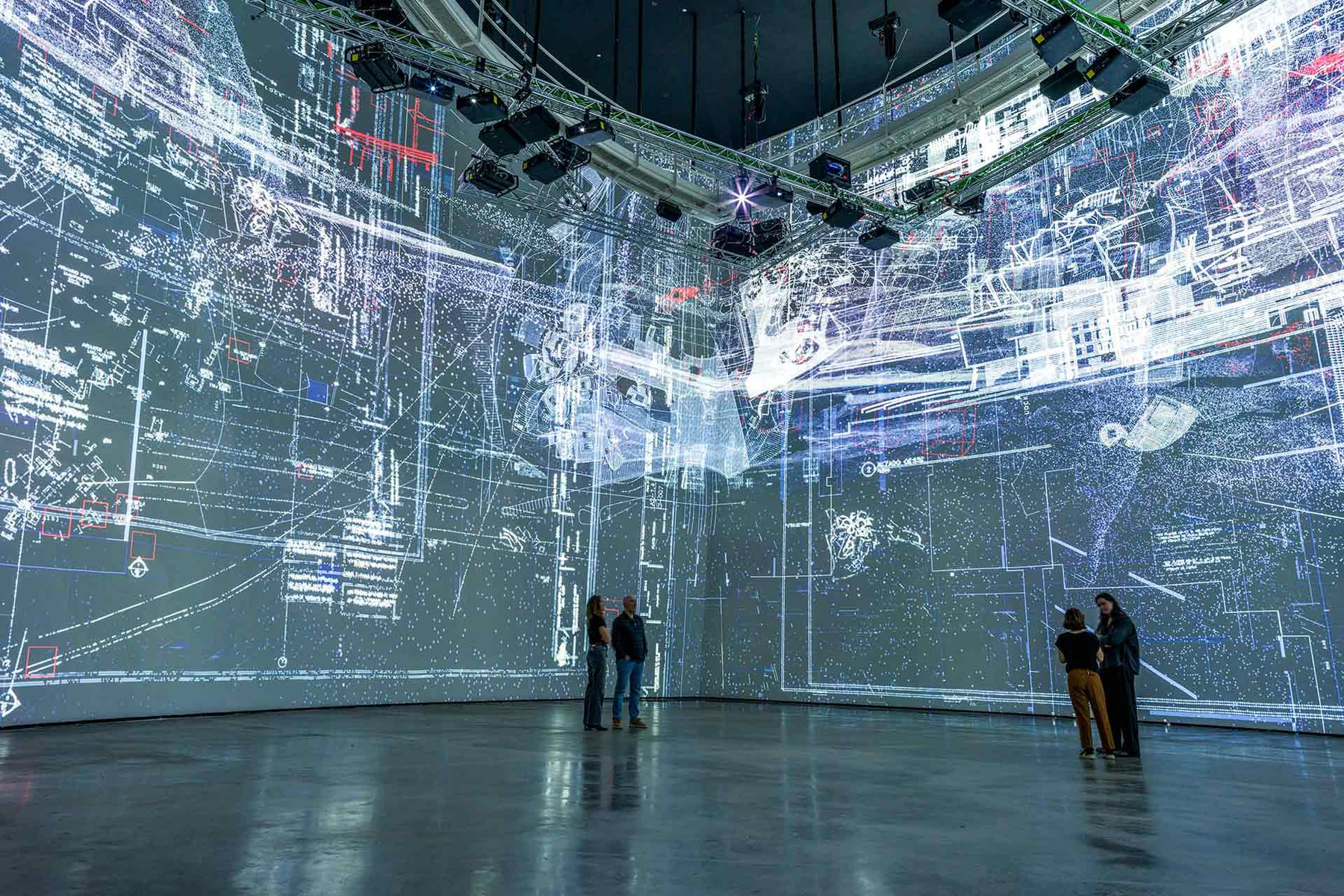 refik anadol living architecture frank gehry guggenheim bilbao