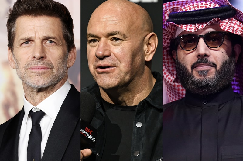 Zack Snyder Direct UFC Film Brawler dana white Turki Alashikh the ring His Excellency Turki Alashikh, chairman of the General Entertainment Authority of Saudi Arabia filmmaker co-write produce ultimate fighting boxing mma