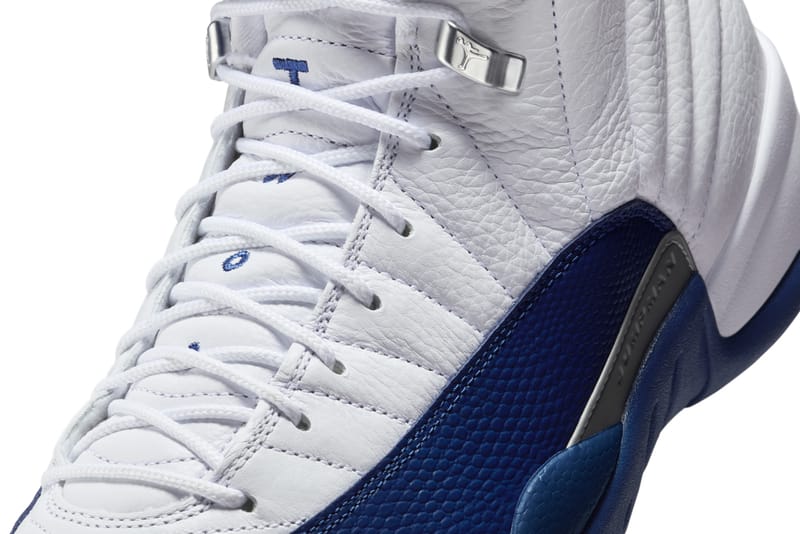 blue white jordan 12s