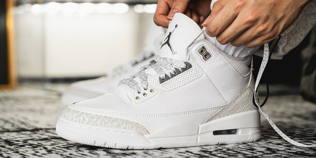 On-Foot Preview of This Year's Air Jordan 3 "Pure Money"