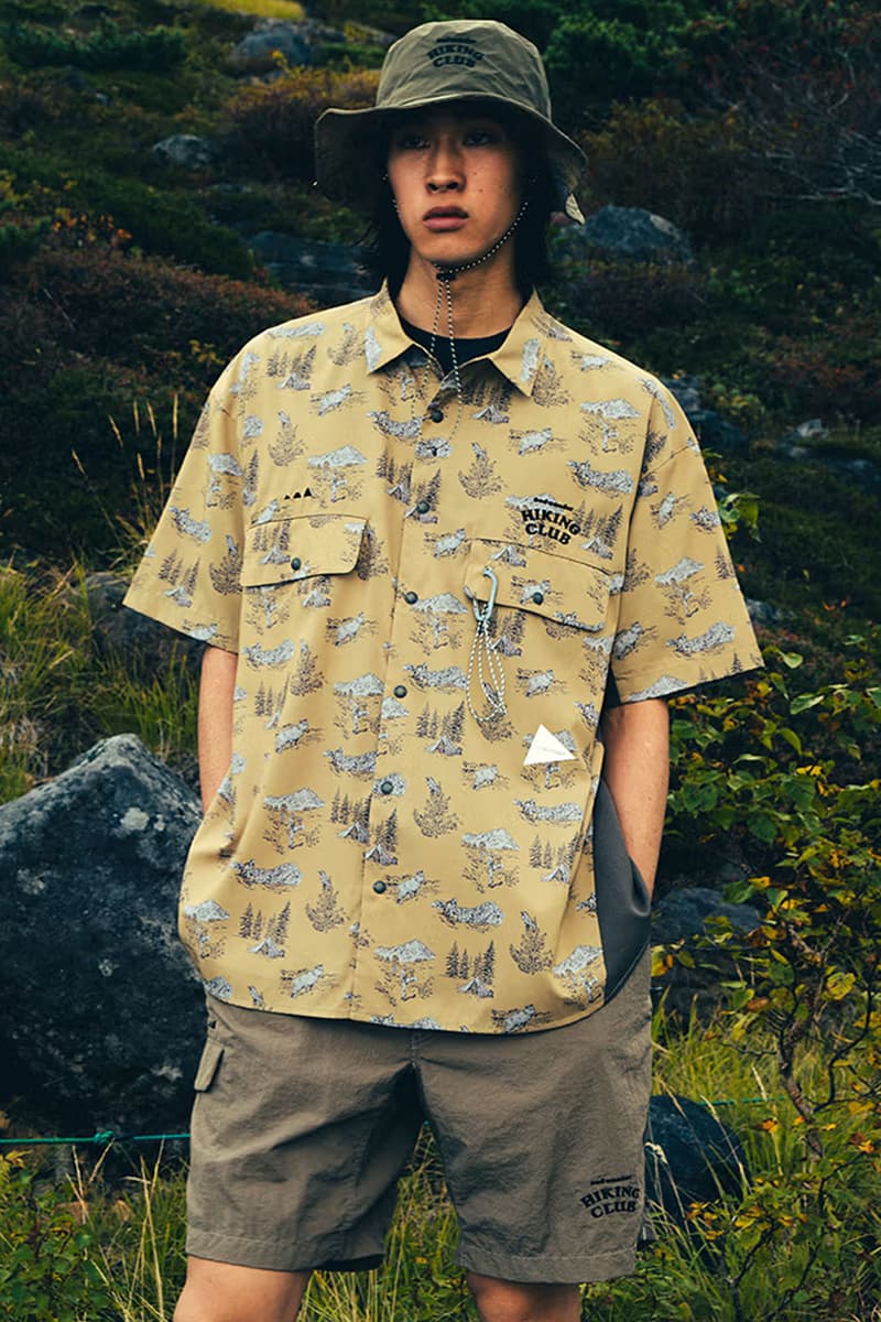 and wander “HIKING CLUB” Spring Summer 2025 Collection Release Info neutral palette camping outdoor 