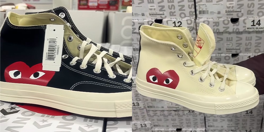 Costco Now Sells PLAY COMME des GARÇONS CONVERSE Chuck Taylor High Tops