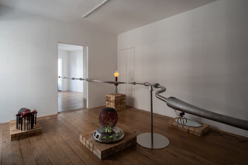 Dozie Kanu Solo Exhibition at Federico Vavassori Milan art artworks not opposed to tossing bricks into the quotidian, your honour