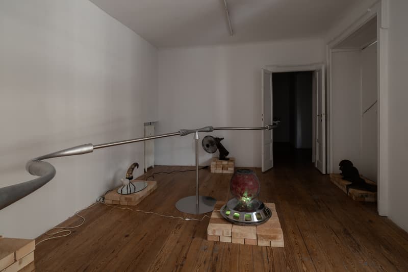 Dozie Kanu Solo Exhibition at Federico Vavassori Milan art artworks not opposed to tossing bricks into the quotidian, your honour