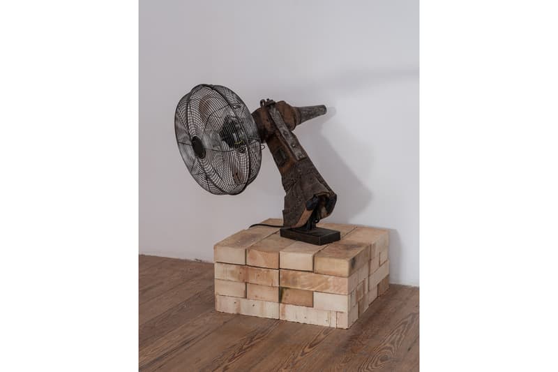 Dozie Kanu Solo Exhibition at Federico Vavassori Milan art artworks not opposed to tossing bricks into the quotidian, your honour