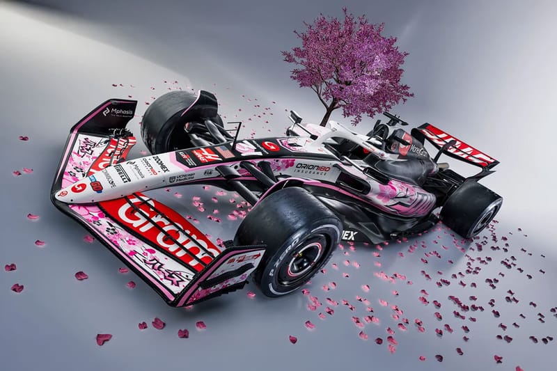 Haas F1 Unveils Sakura-Inspired Livery for Japanese Grand Prix
