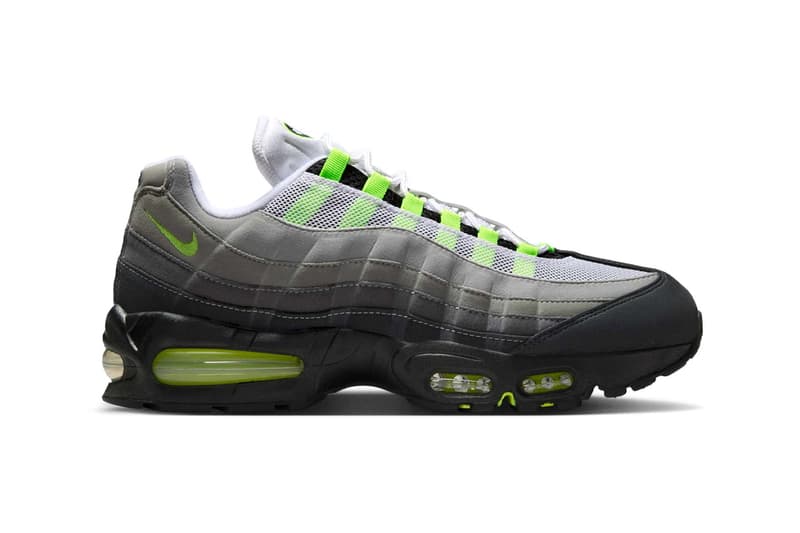 Nike Air Max 95 "Neon" 2025 HM4740-001 Black/Neon Yellow-Cool Grey release info snkrs og air max day
