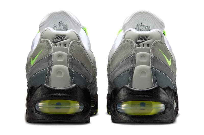 Nike Air Max 95 "Neon" 2025 HM4740-001 Black/Neon Yellow-Cool Grey release info snkrs og air max day
