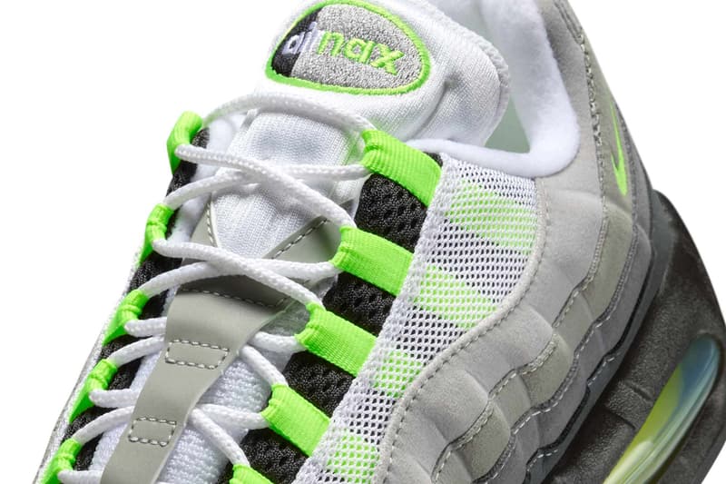 Nike Air Max 95 "Neon" 2025 HM4740-001 Black/Neon Yellow-Cool Grey release info snkrs og air max day
