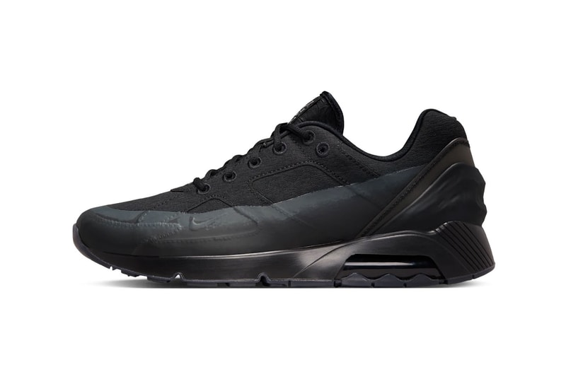 Pan Records x Nike Air 180 “Black/Anthracite” FZ3310-001 Release Info collaboration suede mixed material shoes sneakers swoosh