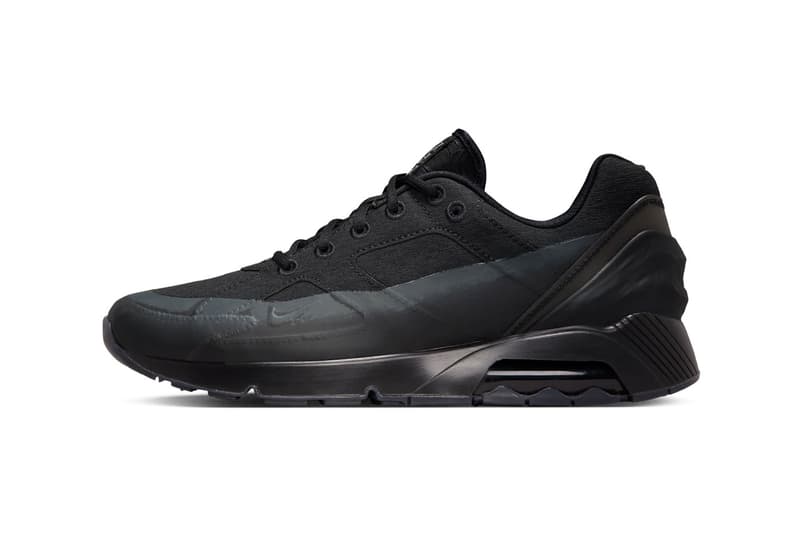 Pan Records x Nike Air 180 “Black/Anthracite” FZ3310-001 Release Info collaboration suede mixed material shoes sneakers swoosh
