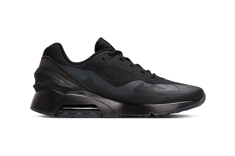 Pan Records x Nike Air 180 “Black/Anthracite” FZ3310-001 Release Info collaboration suede mixed material shoes sneakers swoosh