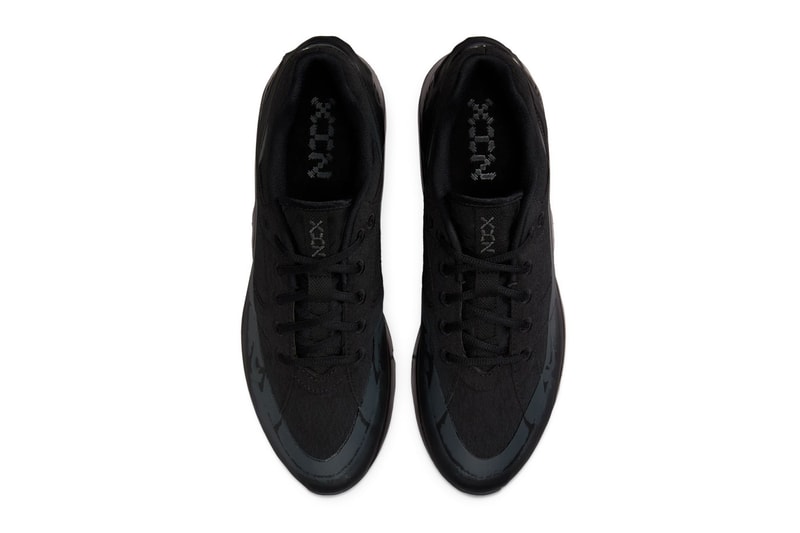 Pan Records x Nike Air 180 “Black/Anthracite” FZ3310-001 Release Info collaboration suede mixed material shoes sneakers swoosh