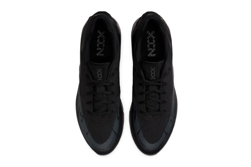 Pan Records x Nike Air 180 “Black/Anthracite” FZ3310-001 Release Info collaboration suede mixed material shoes sneakers swoosh