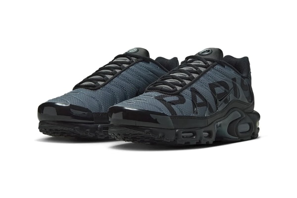 Paris Saint-Germain Join Forces for Collaborative Nike Air Max Plus psg Release info football club black particle grey anthracite