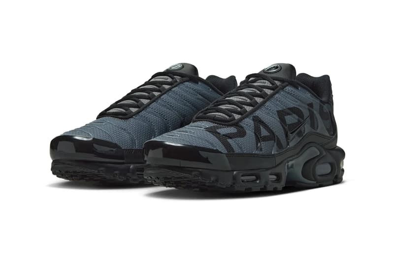 Paris Saint-Germain Join Forces for Collaborative Nike Air Max Plus psg Release info football club black particle grey anthracite