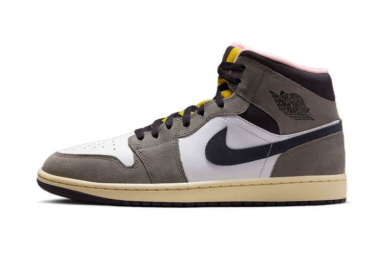 The Air Jordan 1 Mid Surfaces in "Cave Stone"