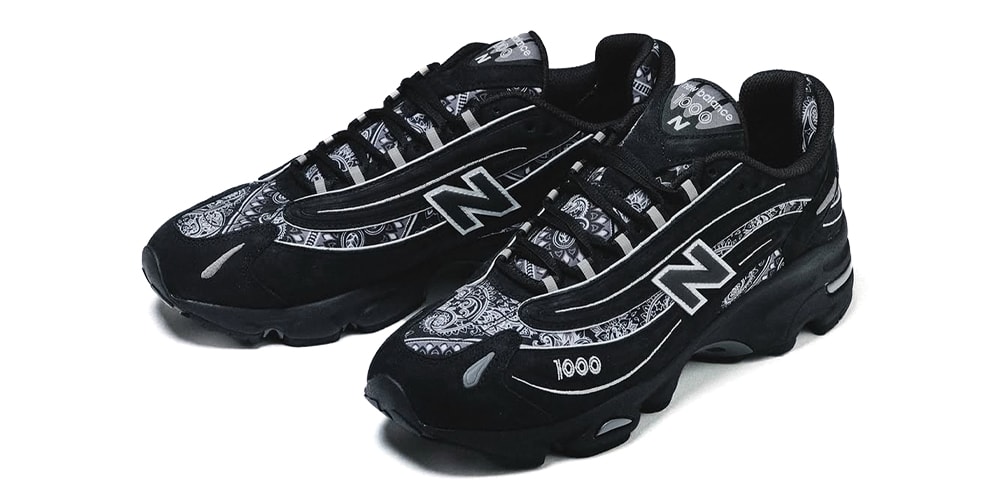 Official Look at the atmos x New Balance 1000 "Bāṅdhnū"