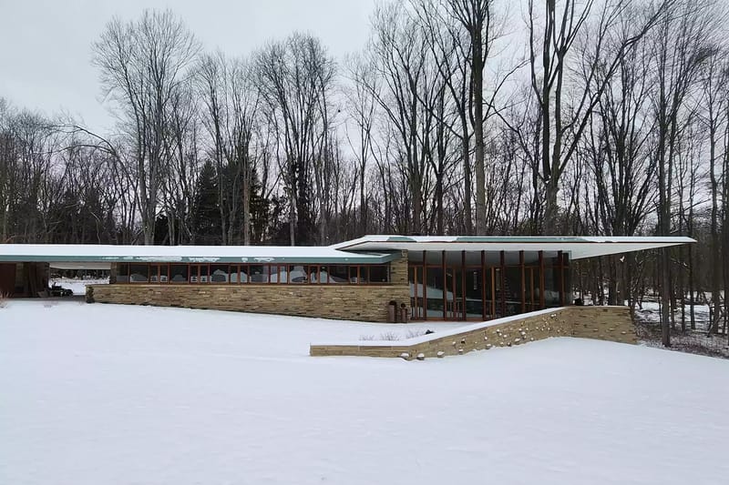 Frank Lloyd Wright's Final House Built 60+ Years After His Death and Opened for Rent