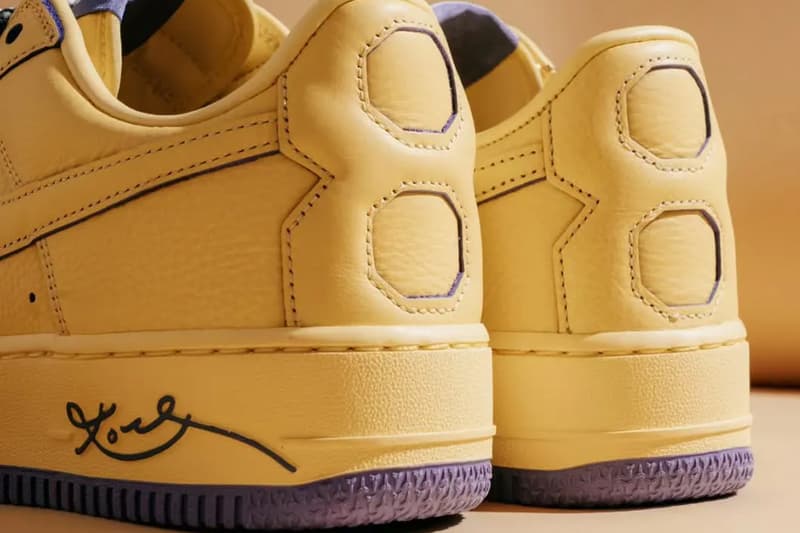 Kobe Bryant Nike Air Force 1 Low Soft Yellow Release Info HV9408-700 date store list buying guide photos price