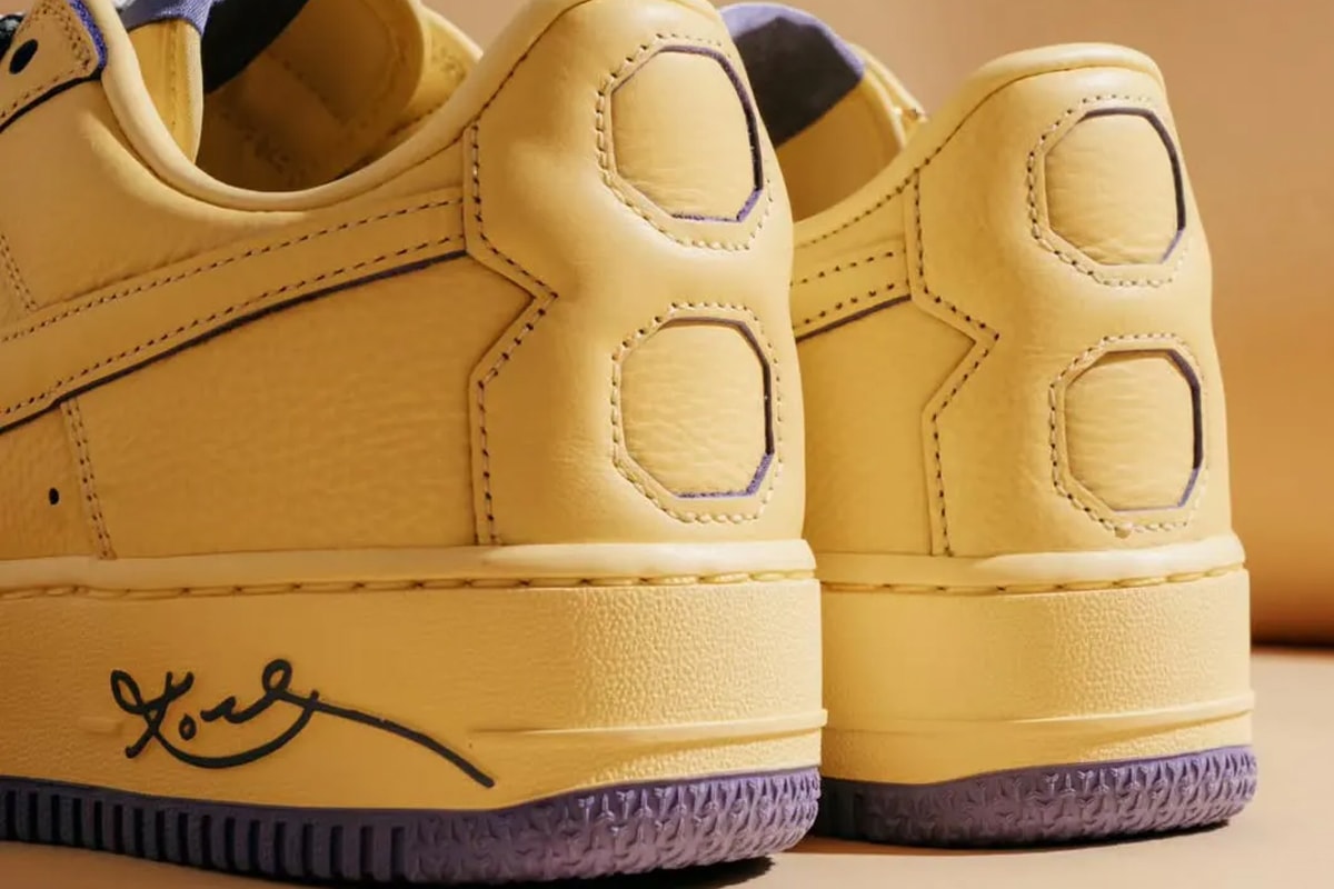Kobe Bryant Nike Air Force 1 Low Soft Yellow Release Info HV9408-700 date store list buying guide photos price