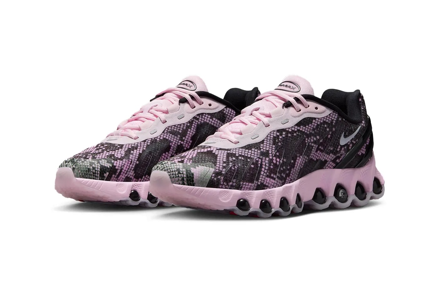 Nike Air Max DN8 "Pink Snakeskin" Release Info II0539-600 swoosh reptilian blackpink pink black