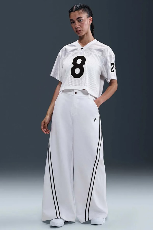 Nike Expands Kobe Bryant's Mamba Collection With Football-Focused Apparel jerseys ripstop pants track pants tshirts black mamba